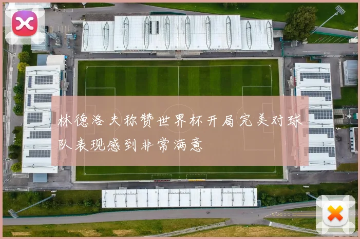林德洛夫称赞世界杯开局完美对球队表现感到非常满意